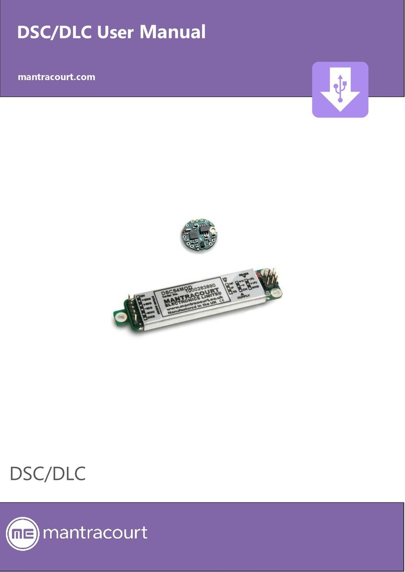 Mantracourt DSC User manual