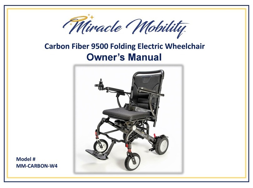 Miracle Mobility Carbon Fiber 9500 User manual Miracle Mobility Carbon Fiber 9500 User manual