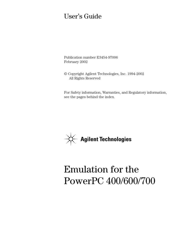 Agilent Technologies E5900B user guide Agilent Technologies E5900B user guide