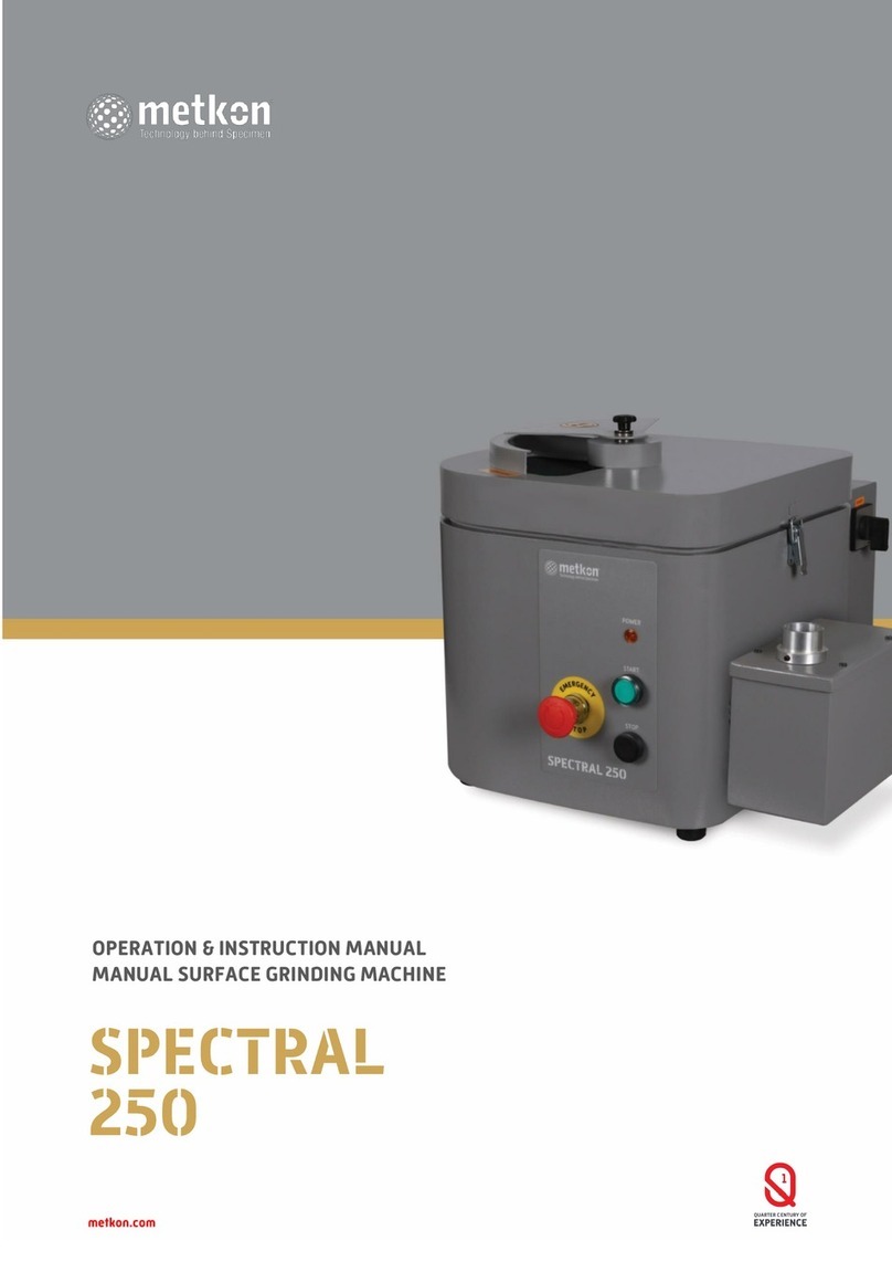 Metkon SPECTRAL 250 Operation & instruction manual