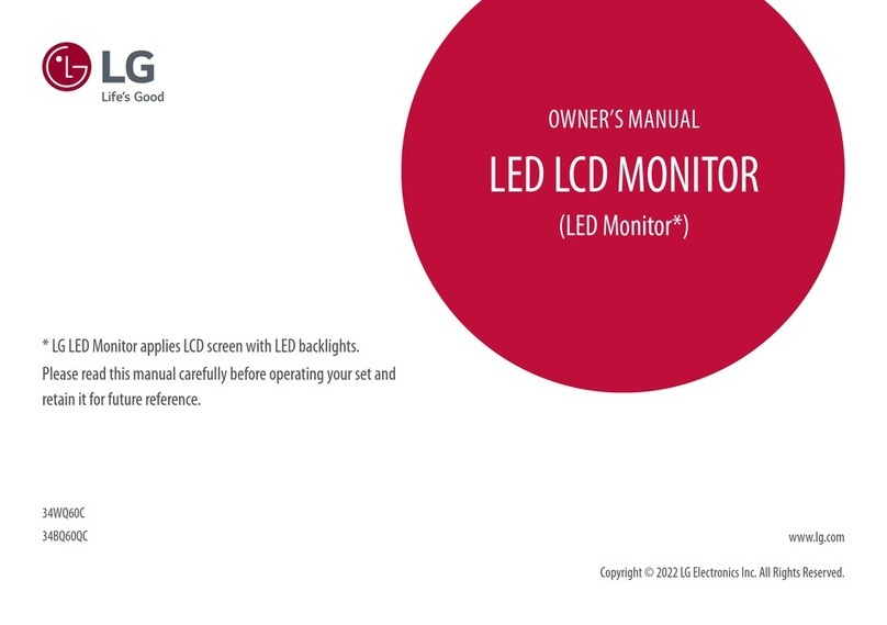 LG 34WQ60C User manual
