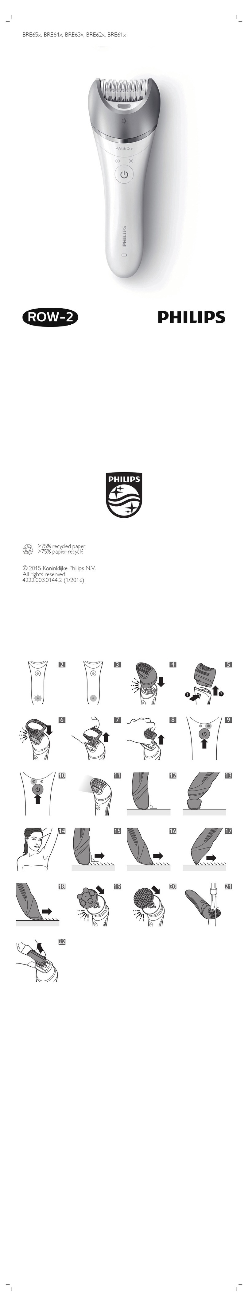 Philips BRE65 Series User manual