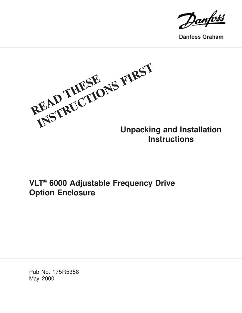 Danfoss VLT 6000 User manual