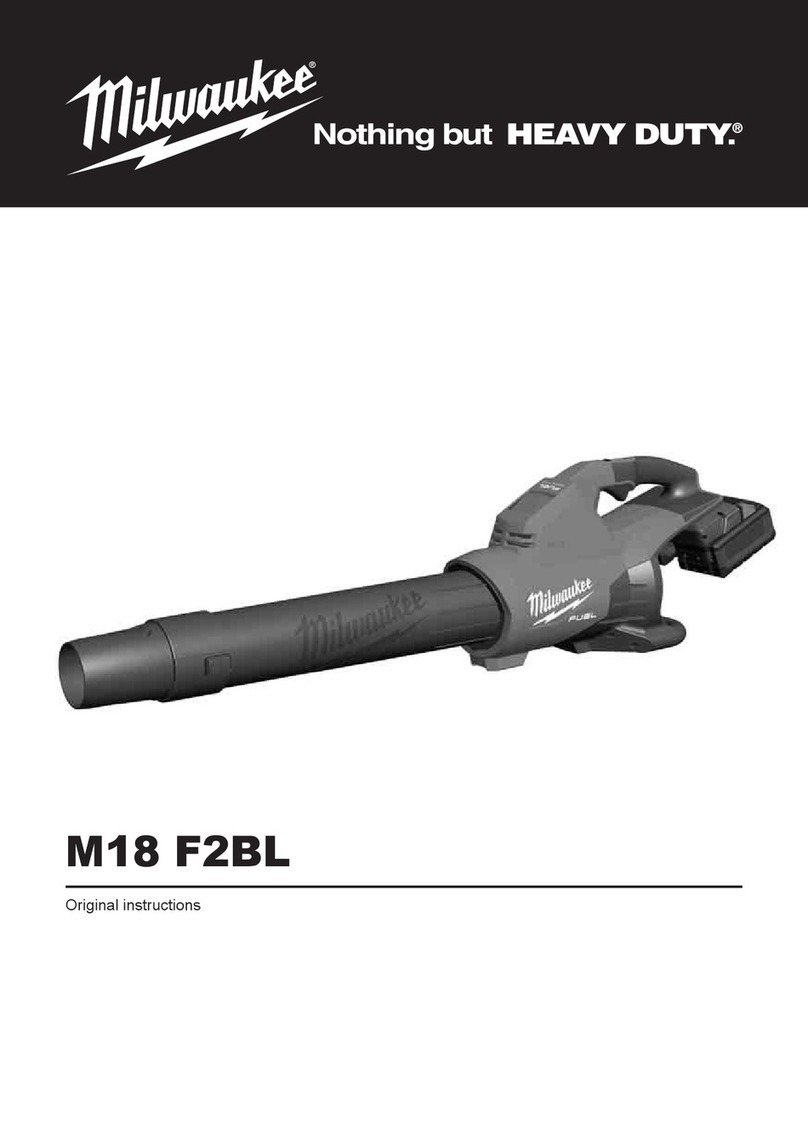Milwaukee HEAVY DUTY M18 F2BL Original instructions