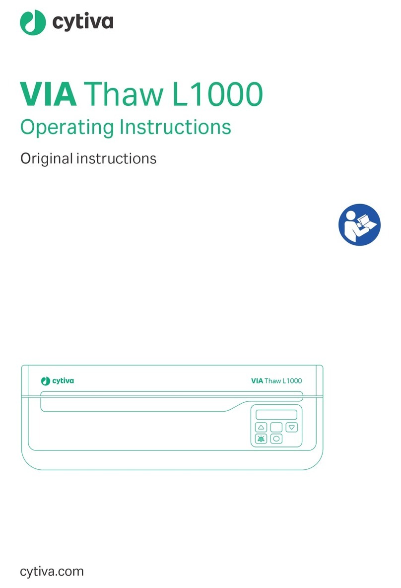 cytiva VIA Thaw L1000 operating instructions