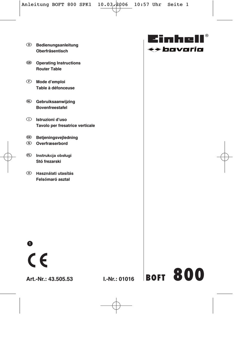 EINHELL bavaria BOFT 800 User manual