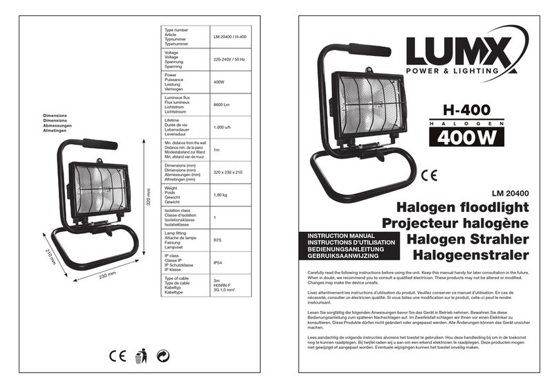 LumX H-400 User manual