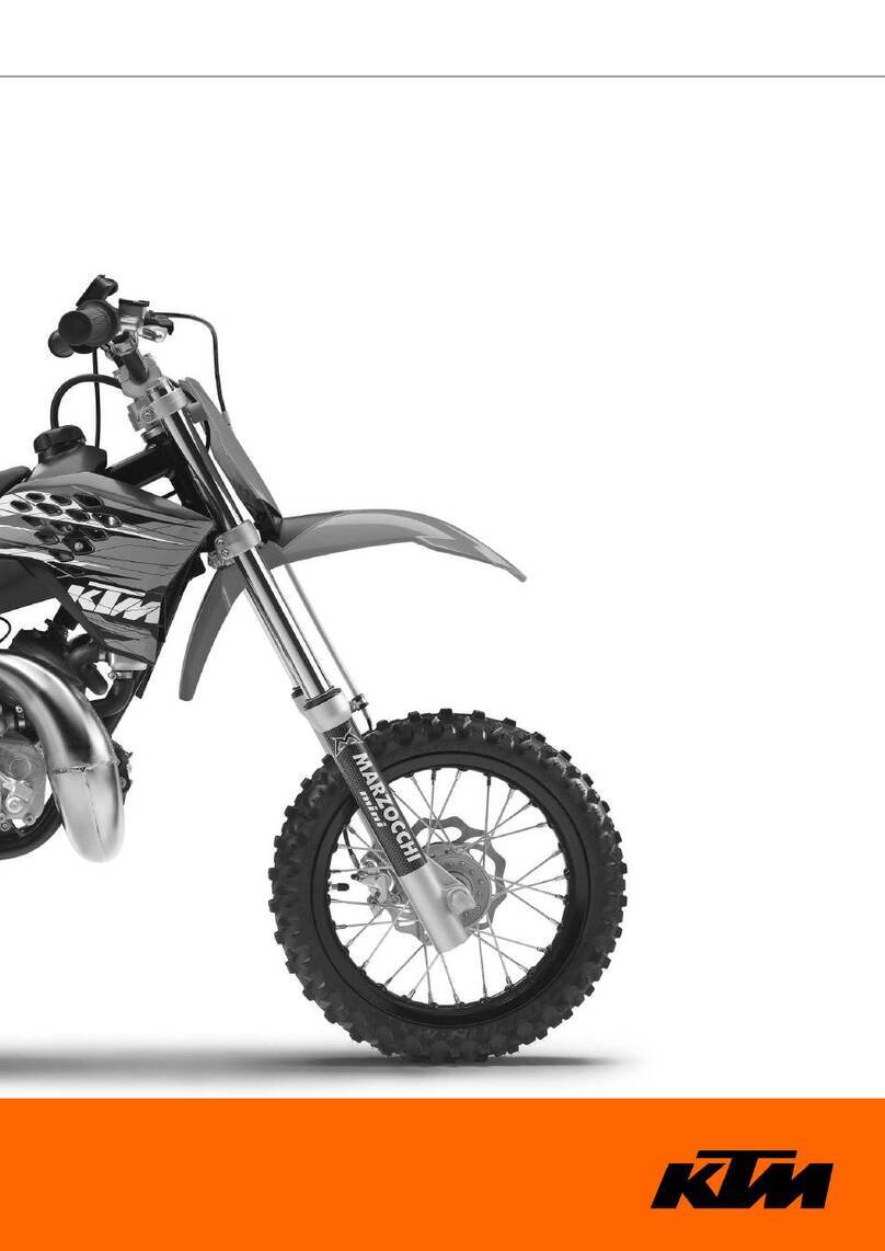 KTM 50 SX 2010 Operating instructions