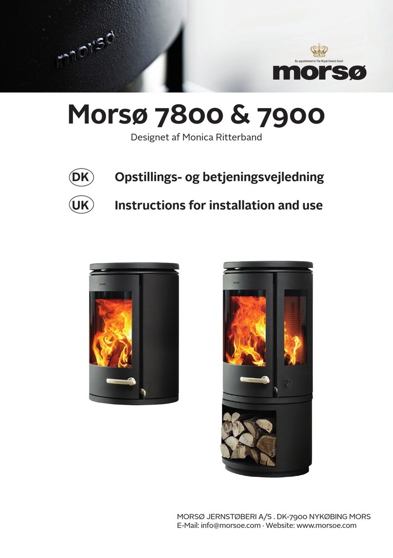 Morsø 7900 Instructions for installation and use