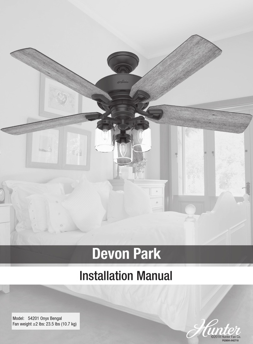 Hunter Devon Park User manual