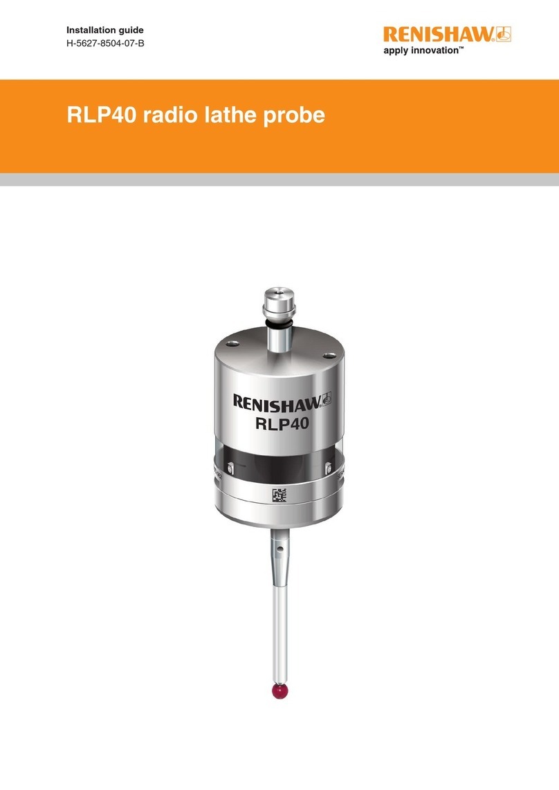 Renishaw RLP40 User manual