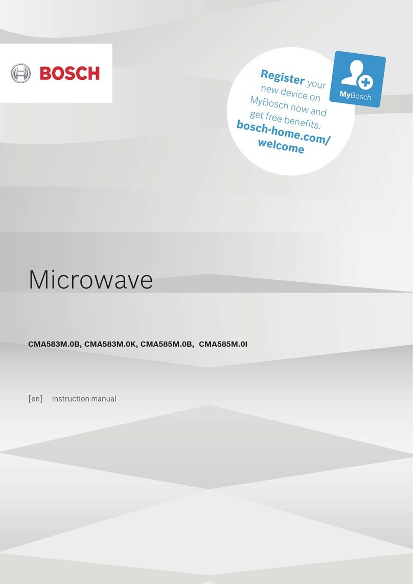 Bosch CMA583M 0B Series User manual