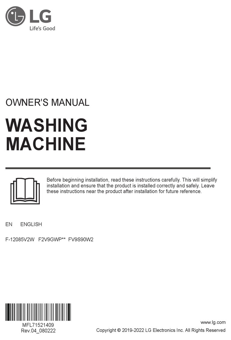 LG FV9S90W2 owner's manual
