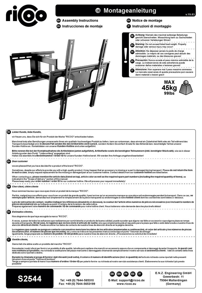ricoo S2544 Assembly instructions