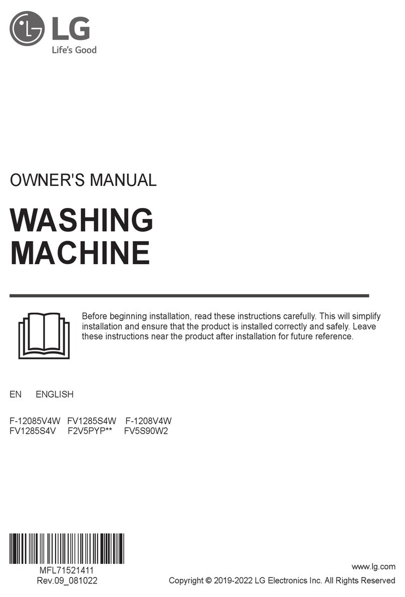 LG FV5S90W2 owner's manual