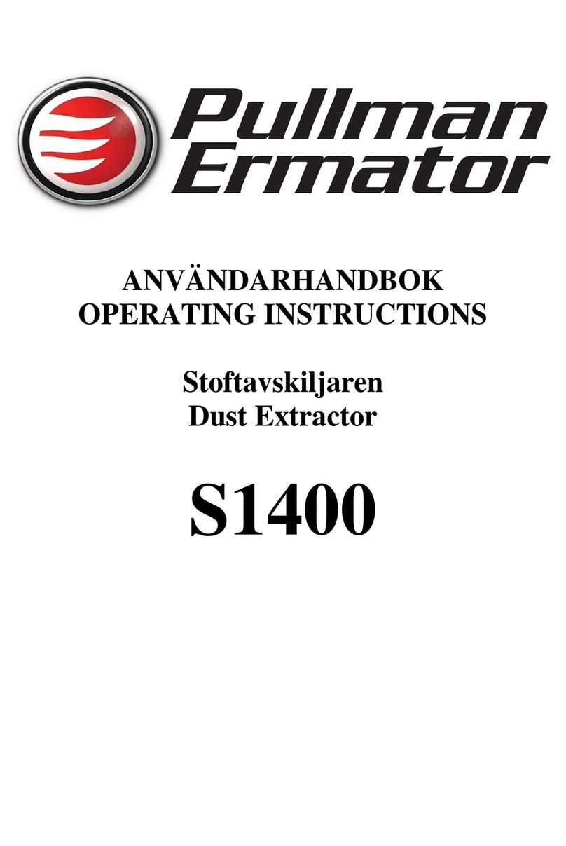 pullman Ermator S1400 User manual pullman Ermator S1400 User manual