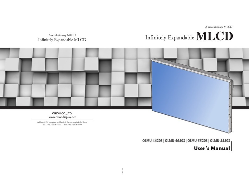 Orion MLCD OLMU-4620S User manual