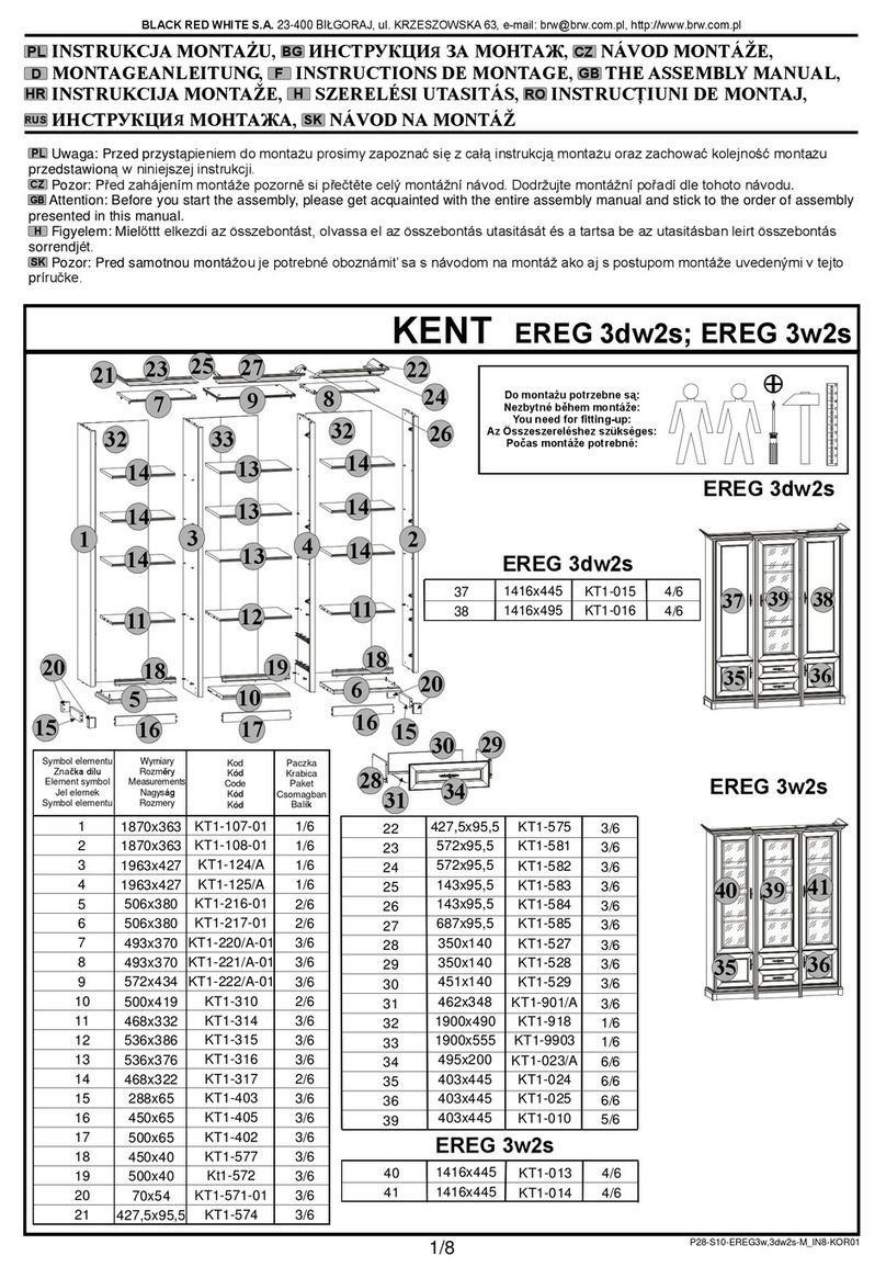 BRW KENT EREG 3dw2s User manual
