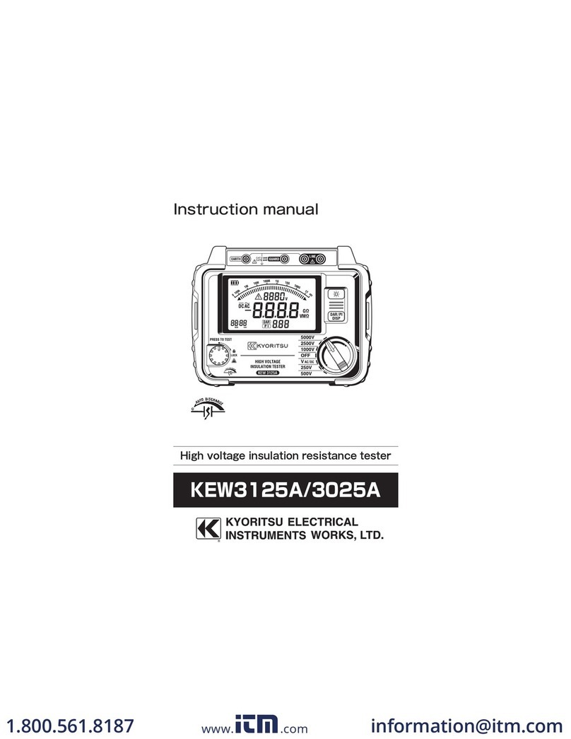 Kyoritsu Electrical Instruments Works, Ltd. KEW3125A User manual Kyoritsu Electrical Instruments Works, Ltd. KEW3125A User manual