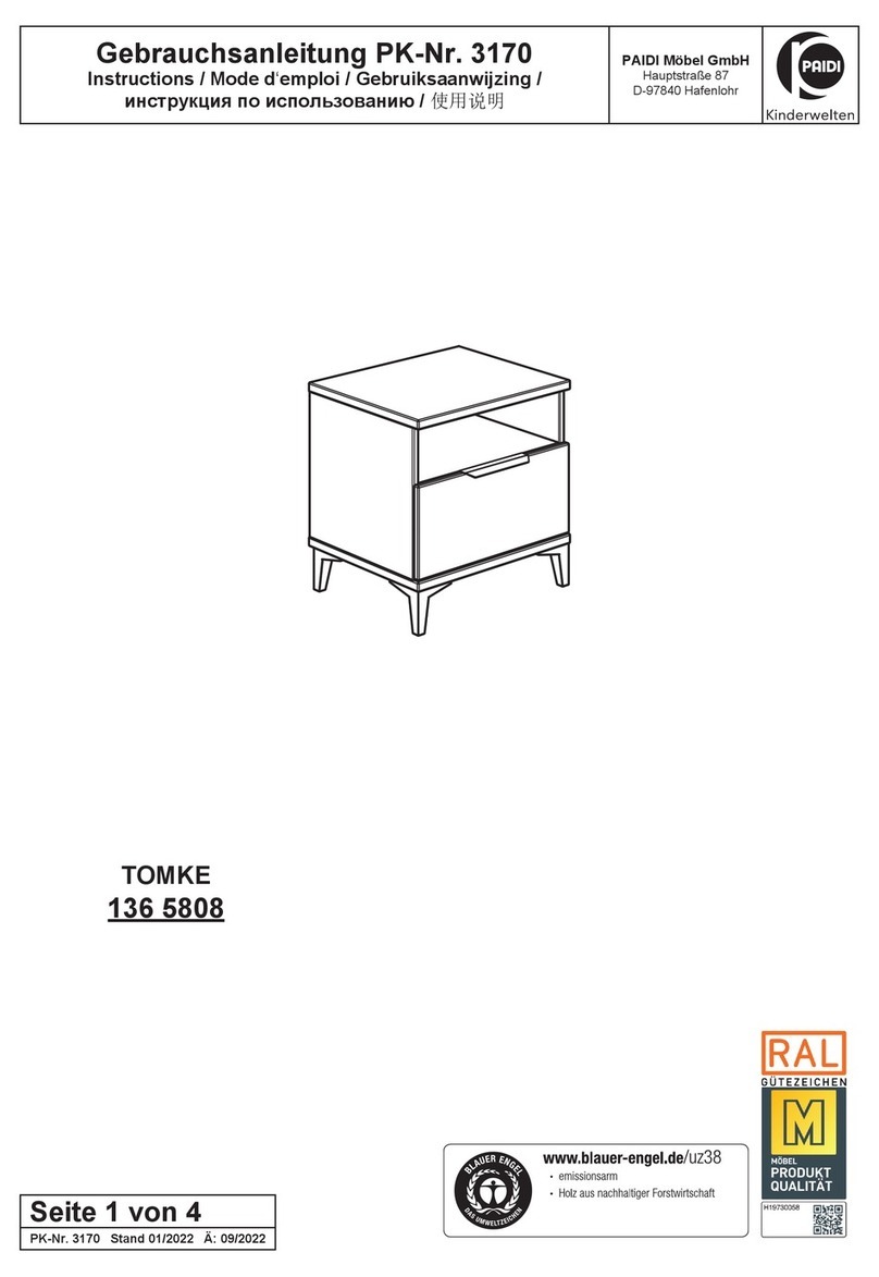 PAIDI TOMKE 136 5808 instructions