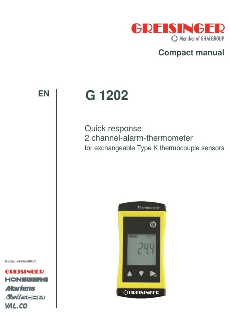 GHM GREISINGER G 1202 Installation instructions GHM GREISINGER G 1202 Installation instructions