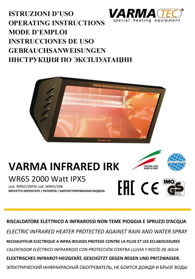 Varma Tec WR65 operating instructions