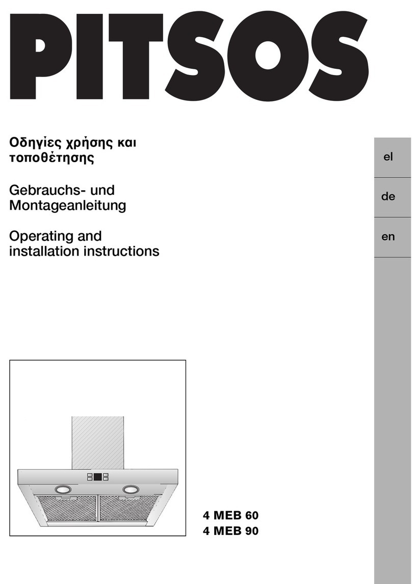 PITSOS 4 MEB 60 Operating and installation instructions