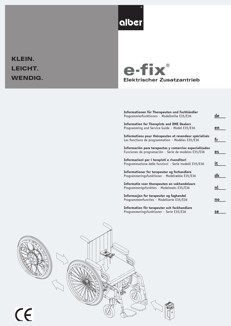 Alber e-fix E36 User manual Alber e-fix E36 User manual