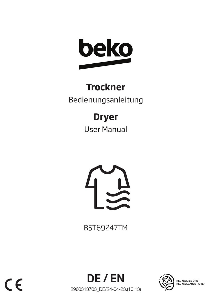 Beko B5T69247TM user manual