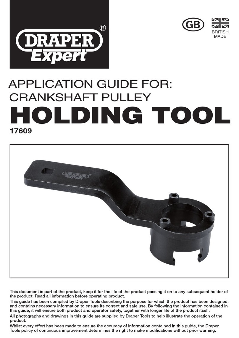 Draper 17609 Application guide