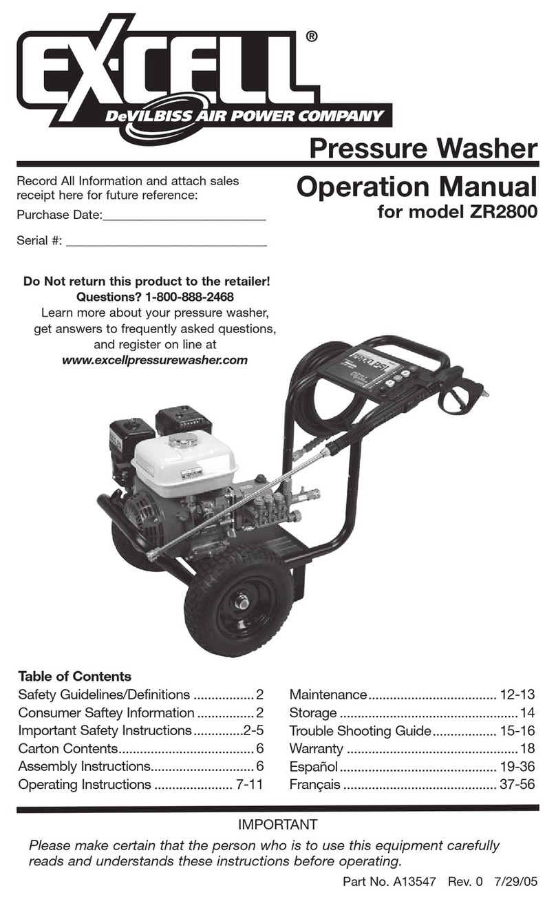 DeVilbiss EX-CELL ZR2800 User manual