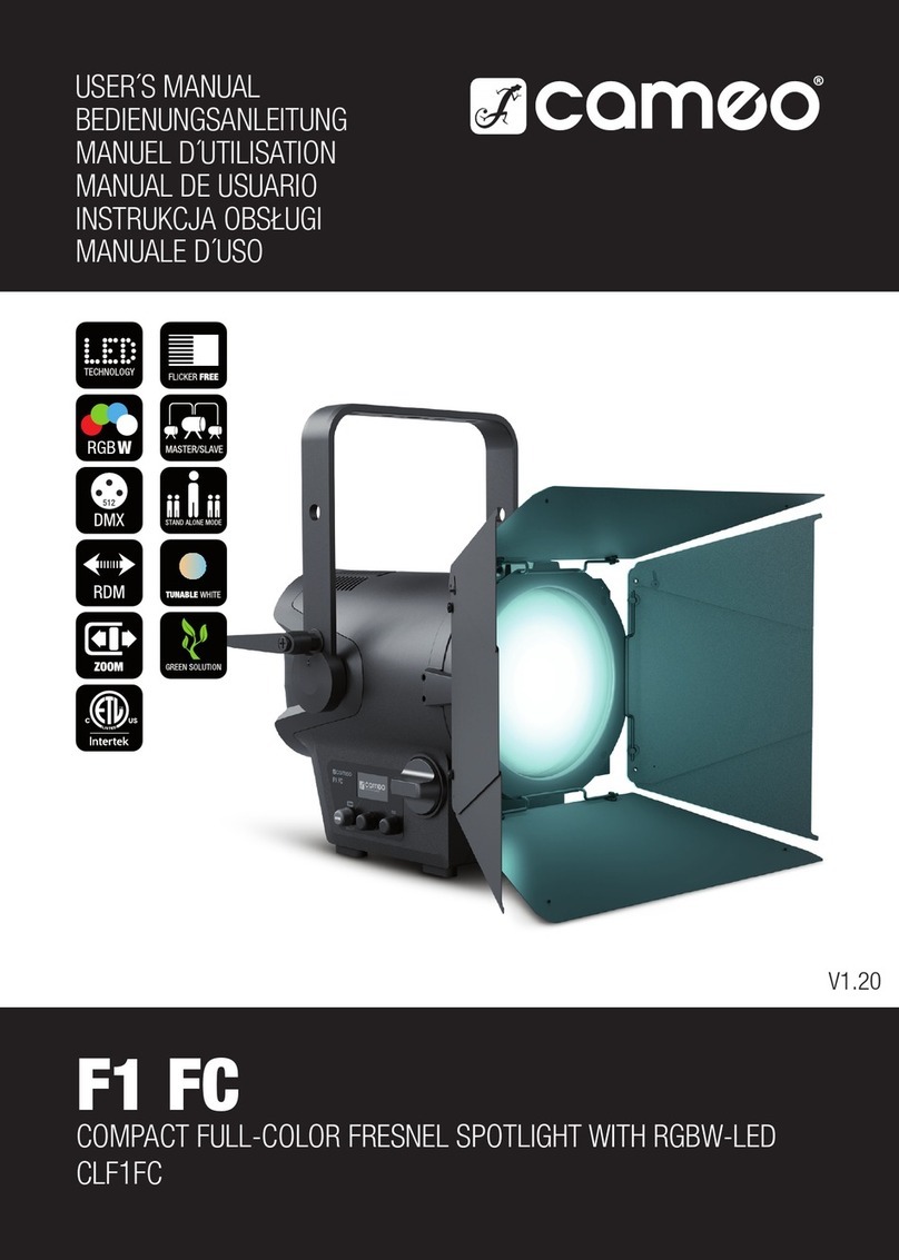 Cameo F1 FC User manual