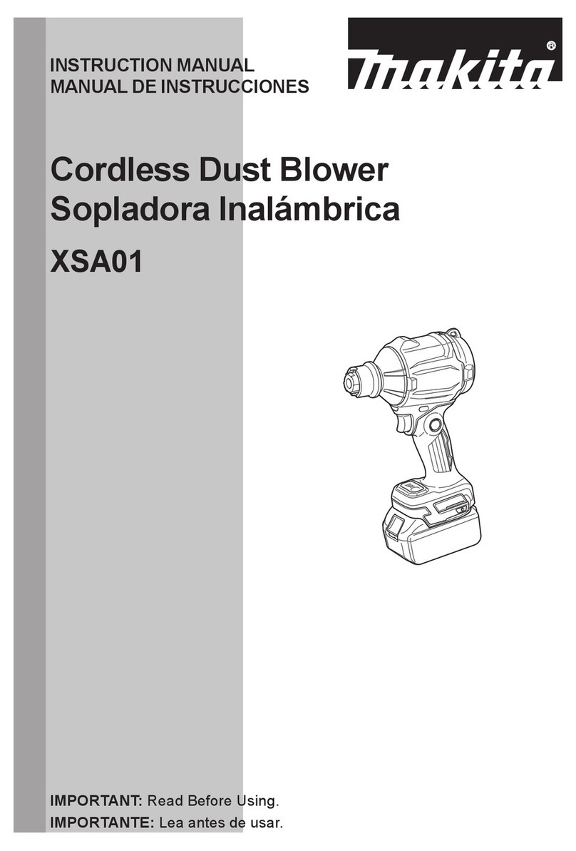 Makita XSA01 User manual Makita XSA01 User manual