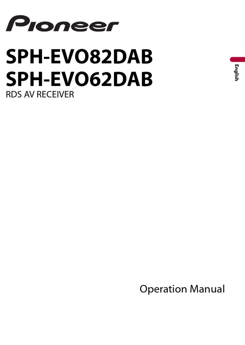 Pioneer SPH-EVO62DAB Operation manual