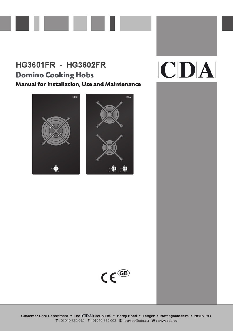 CDA HG3601FR Reference manual