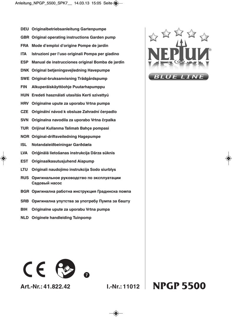 Neptun Blue Line NPGP 5500 Original operating instructions