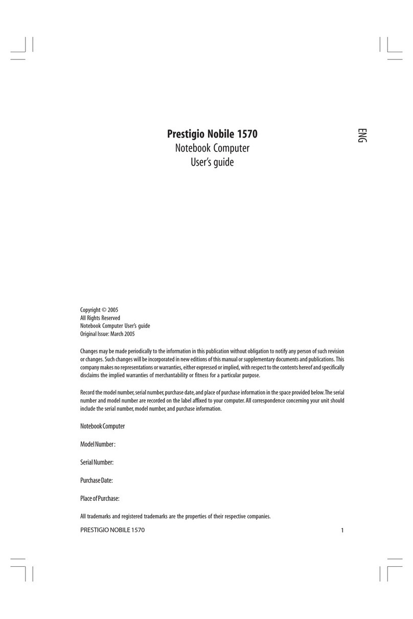 Prestigio Nobile 1570 User manual