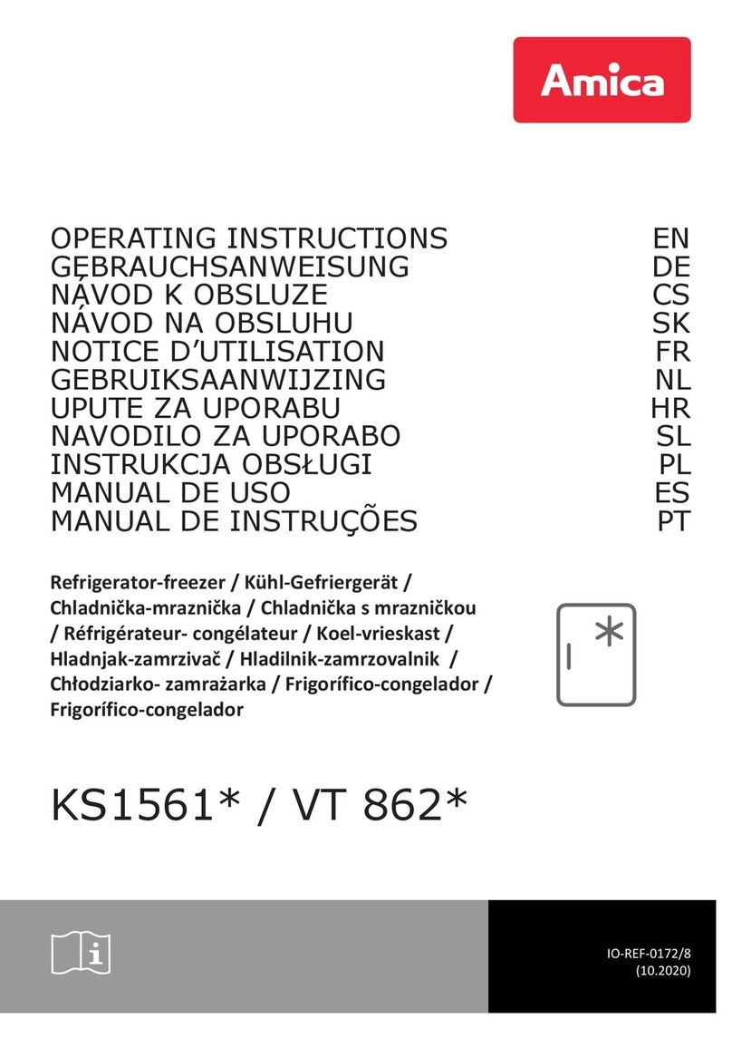 Amica KS1561 Series User manual