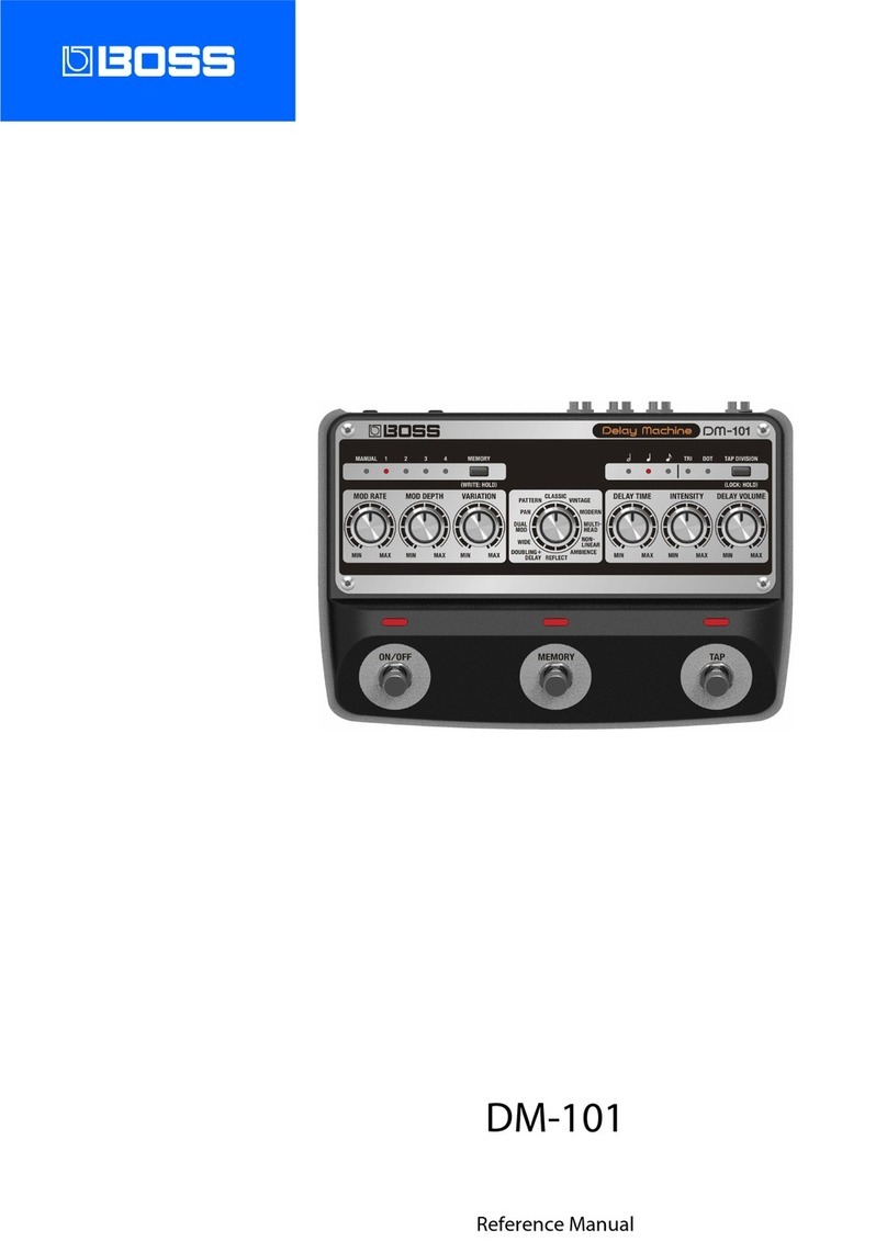 BOSSCO DM-101 Reference manual