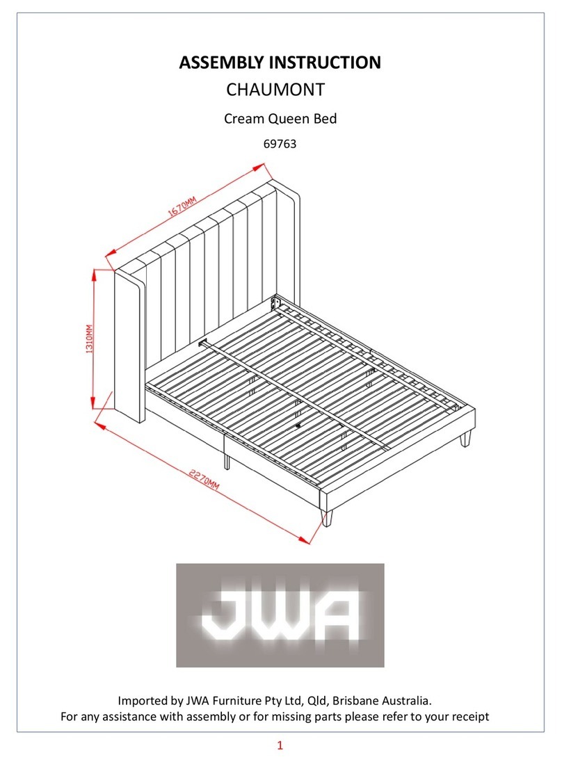 JWA CHAUMONT 69763 Assembly instruction