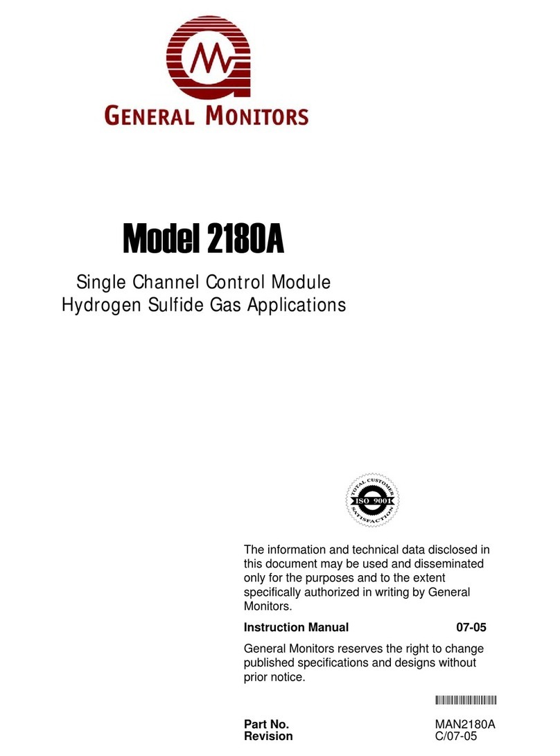 General Monitors 2180A instruction manual