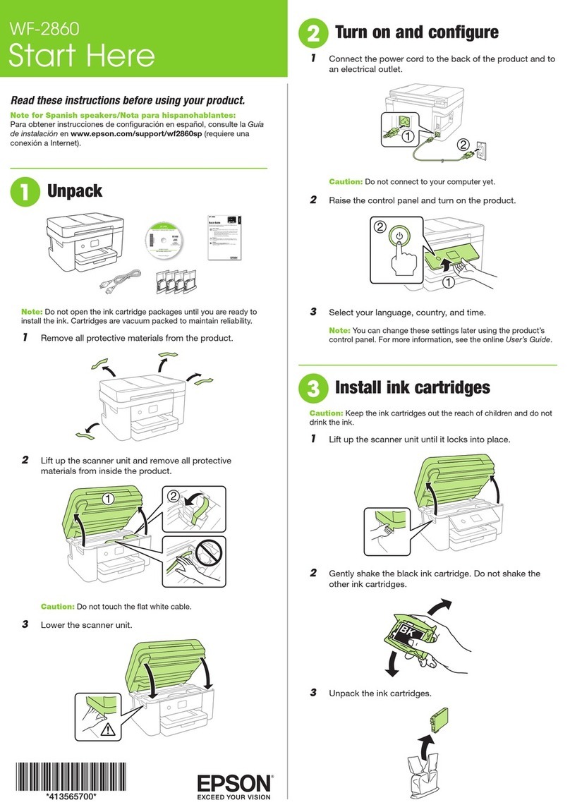 Epson WF-2860 Series Instruction Manual