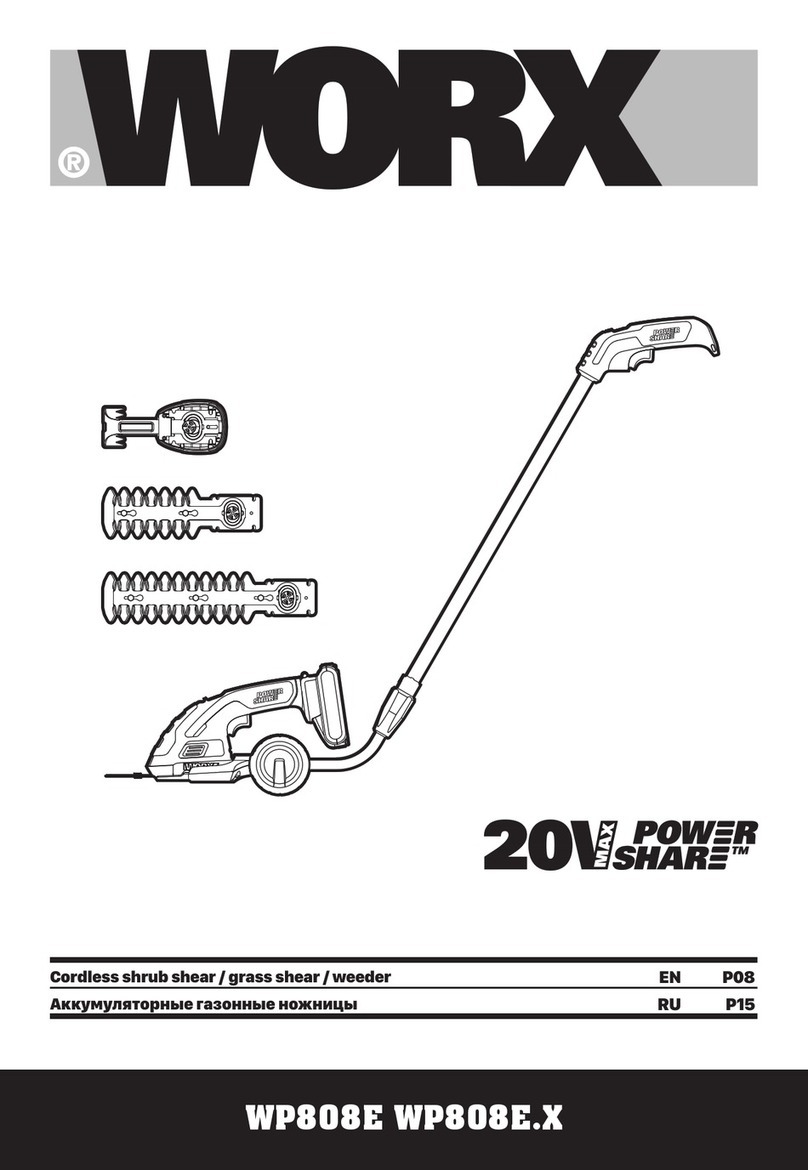 Worx WP808E X Series manual