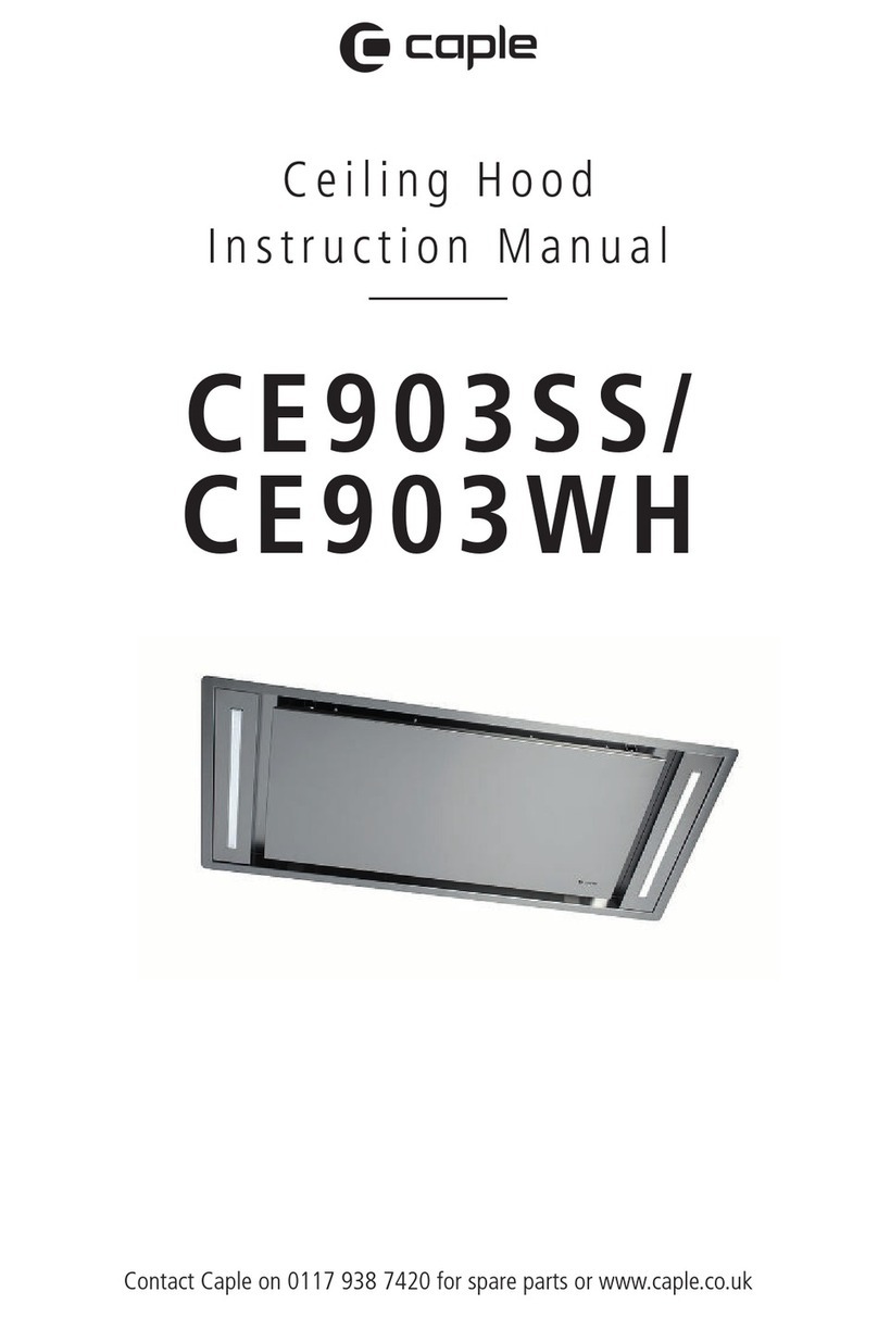 Caple CE 903 SS instruction manual