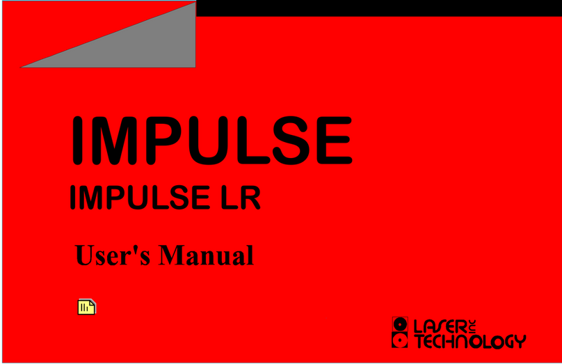 Laser Technology IMPULSE LR User manual Laser Technology IMPULSE LR User manual