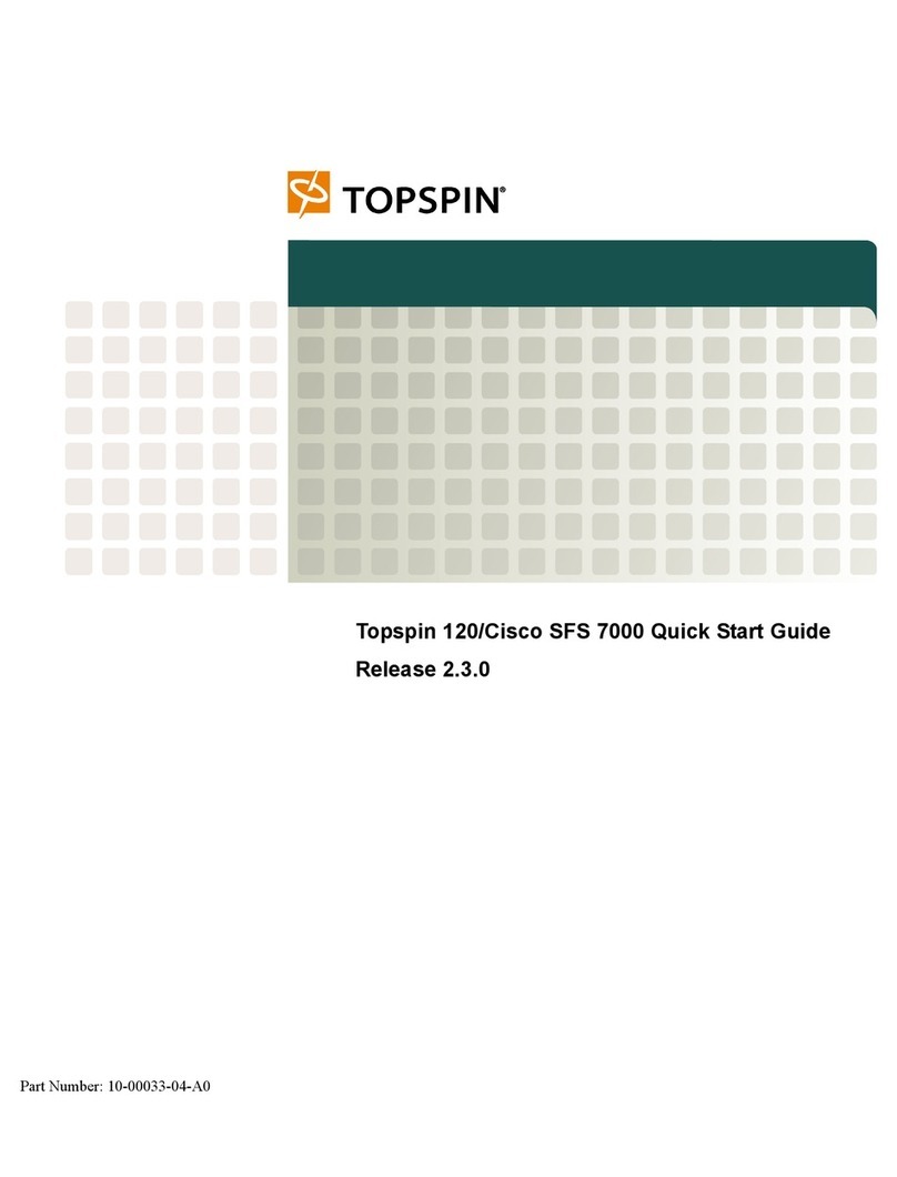 Topspin 120/Cisco SFS 7000 quick start guide