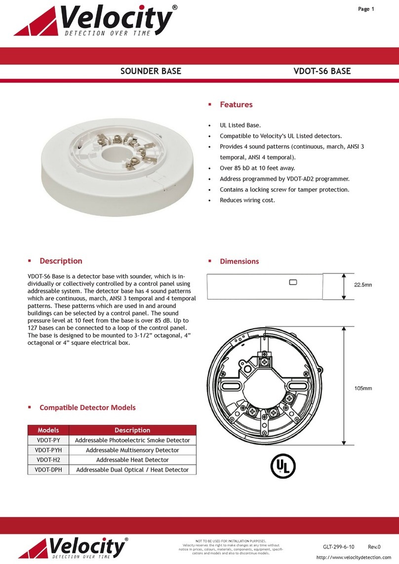 Velocity VDOT-S6 manual