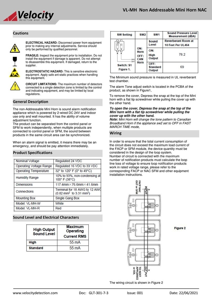Velocity VL-MH manual