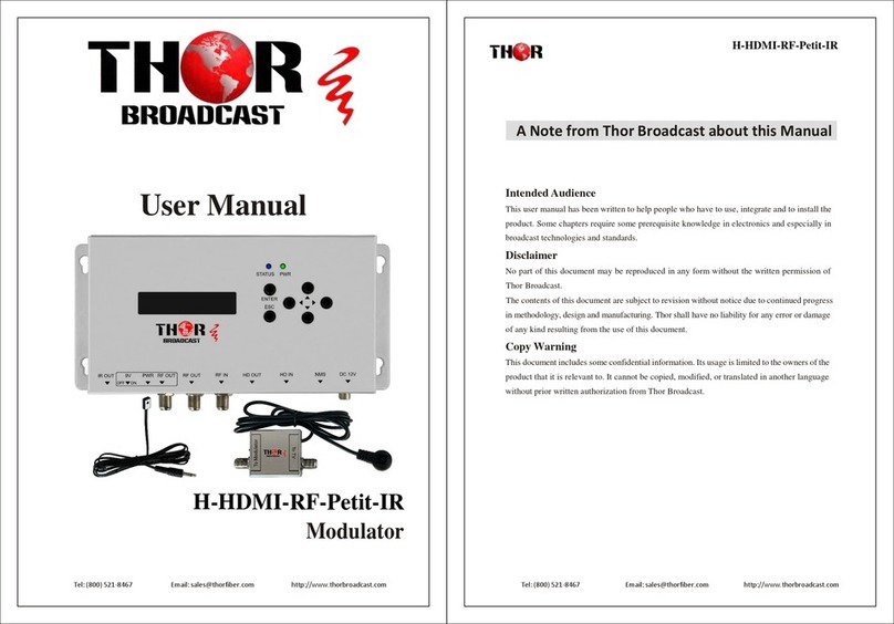 Thor Broadcast H-HDMI-RF-Petit-IR user manual
