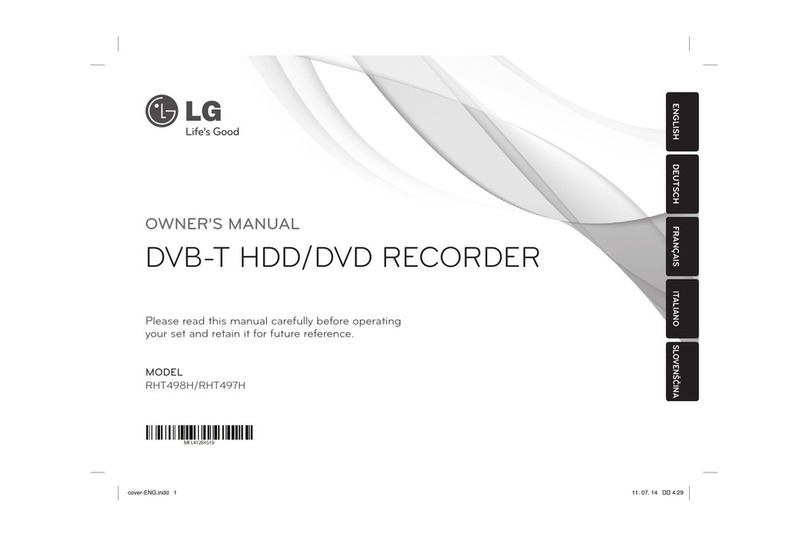 LG RHT498H User manual